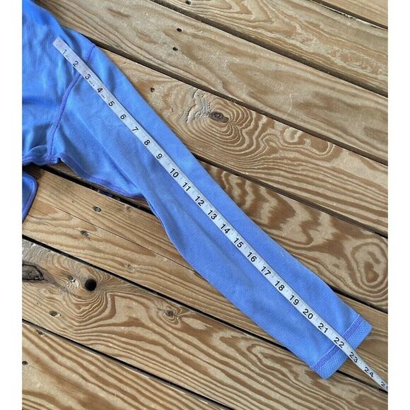 Patagonia Capilene 1/4 Zip Base Layer Top Size Small Women’s Purple Long Sleeve - Picture 8 of 8